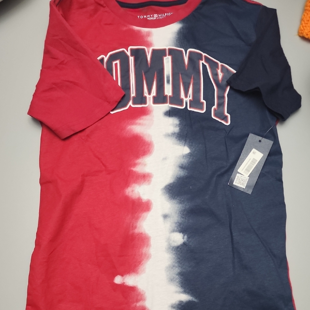 Tommy Hilfiger Kids Tee in Red, White, and Blue - Picture 5 of 7